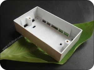 পিভিসি স্যুইচ বক্স 2 গ্যাং শিখা প্রমাণ
